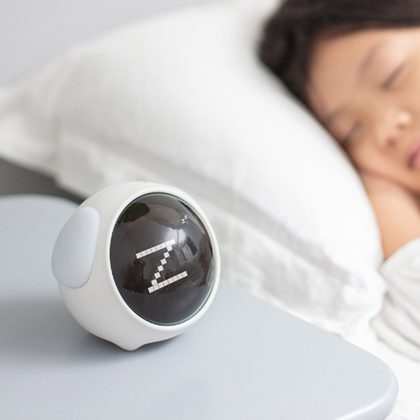 Expression Creative Cute Electronic Alarm Clock Snooze Function
